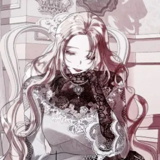 ⛩ c7638bcc wanita, ilustrasi, karakter, manga, gaun, karya seni, seni digital telegram sticker