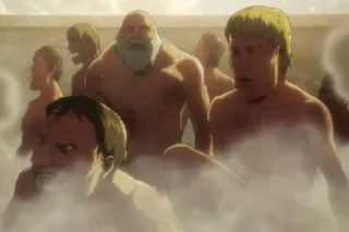 🌟 7a1d45d7 Attack on Titan Attack on Titan, Titanen, Anime, Monster, Horror, Dark Fantasy, Manga whatsapp sticker