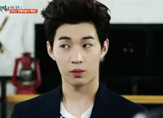 🐹 ec65e69d 핵인싸템! Coréen, Texte, Homme, Portrait telegram sticker