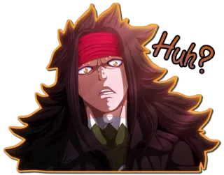 😕 44752345 Huh? อนิเมะ, มังงะ, สับสน, สีหน้า, ห๊ะ? telegram sticker