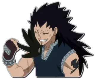 😌 e1738460 Gajeel Redfox Fairy Tail อนิเมะ, มังงะ, แฟรี่เทล, กาซิล เรดฟ็อกซ์ telegram sticker