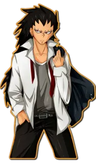 😒 eb5295ba อนิเมะ, การ์ตูน, ตัวละคร, นิ้วกลาง, ท่าทาง telegram sticker