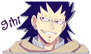 😁 f2f4c46f gihi อนิเมะ, การ์ตูน, ตัวละคร, ยิ้ม telegram sticker