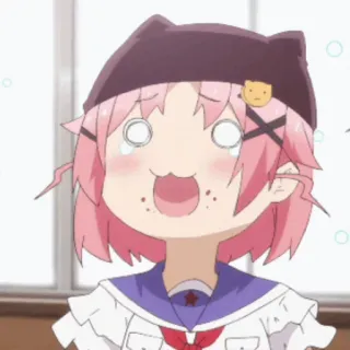 🎈 581f3dd6 Аниме, Мультфильм, Милый, Девушка, Плачущий whatsapp sticker