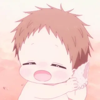 🧸 556f146d Anime, Bayi, Kawaii, Lucu, Anak telegram sticker