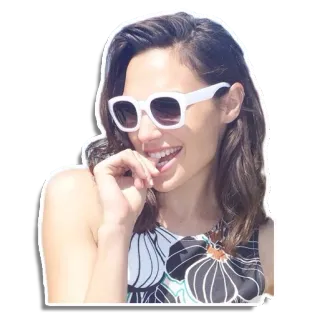 😋 17e618bd Gal Gadot актриса, знаменитость, солнцезащитные очки, женщина, портрет, улыбка whatsapp sticker