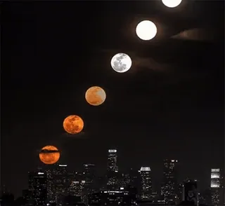 🪐 3a199fcc Mond, Stadt, Nacht, Himmel, Lunar, Finsternis telegram sticker