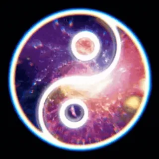 🌌 a71f2228 Yin Yang, Gleichgewicht, Weltraum, Kosmos, Universum, Harmonie telegram sticker