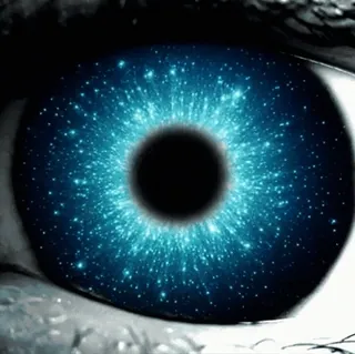 👁🗨 f85f87ce Auge, Galaxie, Blau, Blick, Sicht telegram sticker