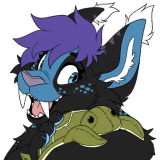 🐢 435fe146 Furry, Anthro, Kura-kura, Binatang, Kartun, Karakter, Fiksi whatsapp sticker