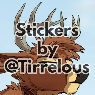 ℹ️ 56406fd1 Stickers by @Tirrelous Furry, Rusa, Antro, Stiker whatsapp sticker