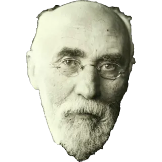 😐 7d036cf6 figura histórica, retrato, homem, barbudo, rosto telegram sticker