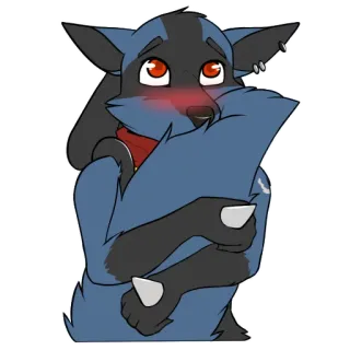 💙 d73f287b Lucario โปเกมอน, ลูคาริโอ, อนิเมะ, การ์ตูน telegram sticker