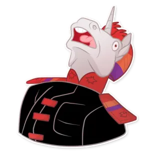 😵 12d7765b 유니콘, 만화, 말, 동물 telegram sticker