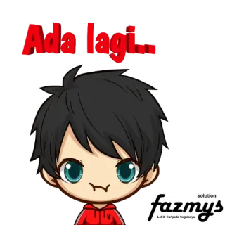 🤣 75072391 Ada lagi... อนิเมะ, อวตาร, การ์ตูน, อิโมติคอน, สติกเกอร์, ข้อความ telegram sticker