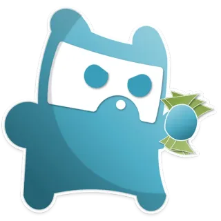 💰 4ff05b36 mascotte, dessin animé, argent, voleur, vol, finance, drôle, personnage whatsapp sticker