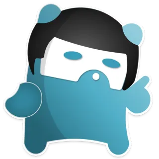 ☝ ab1156bc ours, dessin animé, autocollant, animal, mascotte, mignon whatsapp sticker