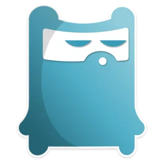 😑 c6d2f6e7 personnage, monstre, animal, dessin animé, mignon, autocollant whatsapp sticker