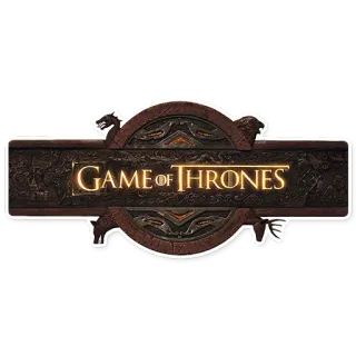 Game of Thrones by @sendragog whatsapp stickers