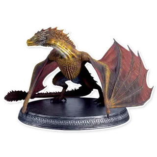 🐉 d2bdf2a0 มังกร, แฟนตาซี, สัตว์, ตำนาน whatsapp sticker