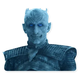 🙂 d9efceb0 Night King Game of Thrones ไนท์คิง, Game of Thrones, น้ำแข็ง, แฟนตาซี whatsapp sticker