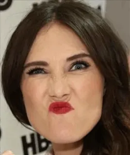 😣 9a284795 женщина, лицо, выражение, портрет, человек whatsapp sticker