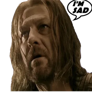 😥 08f29524 I'M SAD 难过, 梗, 肖像, 语录 telegram sticker