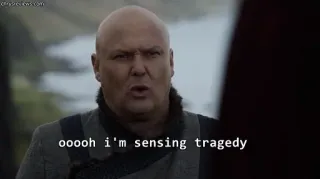 😮 a4560772 oooooh i'm sensing tragedy Sinneswahrnehmung, Tragödie, Gefühl, Emotion telegram sticker