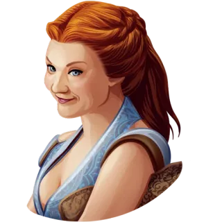 🗡 6e832733 Sansa Stark Game of Thrones sansa stark, gra o tron, portret, postać, serial tv telegram sticker
