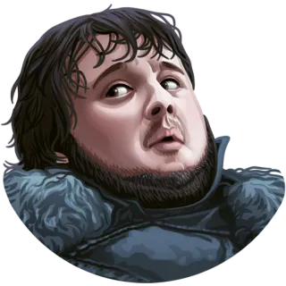 🗡 dce46bbb Jon Snow Game of Thrones Jon Snow, Gra o Tron, Fantasy, HBO, Serial, Postać telegram sticker