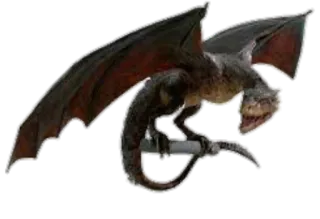 🐉 8b002b10 smok, fantasy, potwór, stworzenie telegram sticker