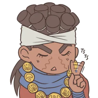 Cute Jojo´s by Gamusaur telegram stickers