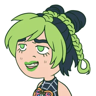 🤢 d4ed9137 Foo Fighters JoJo's Bizarre Adventure: Stone Ocean Animé, Jojo, Foo Fighters, Stone Ocean, Personnage, Dessin animé, Illustration telegram sticker