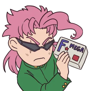 🕹 db234efc Noriaki Kakyoin JoJo's Bizarre Adventure F-MEGA Anime, Manga, Jojo's Bizarre Adventure, Noriaki Kakyoin, F-MEGA telegram sticker