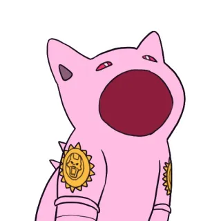 🐱 e2cd66da JoJo's Bizarre Adventure Killer Queen, JJBA, chat, autocollant, dessin animé, anime telegram sticker