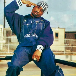 😈 d95671f7 Tupac Tupac, rappeur, hip hop, musique, artiste, années 90 whatsapp sticker