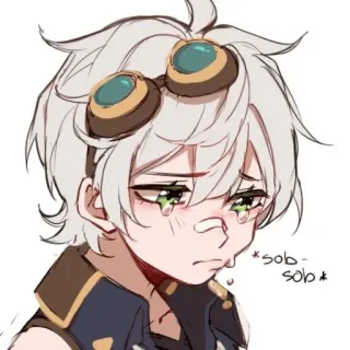 😥 a7f3161b sob sob 动漫, 漫画, 哭, 伤心, 眼泪, 情感 telegram sticker