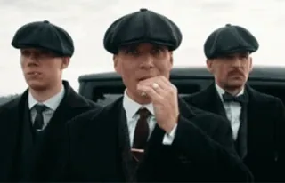 😐 9b9836b0 Tommy Shelby Peaky Blinders Гангстер, Преступность, Англия, Острые козырьки, Шелби, Киллиан Мерфи, 1920-е whatsapp sticker