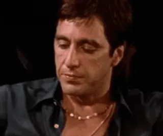 🤬 b14a6b4c Tony Montana Scarface фильм, персонаж, scarface, тони монтана, аль пачино, гангстер whatsapp sticker