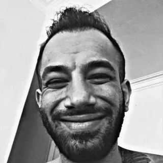 🖤 7aa3266d hombre, selfi, retrato, expresión facial, persona, sonrisa telegram sticker