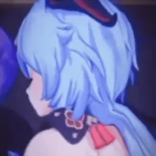 ❄️ 1a5e6a60 Ganyu Genshin Impact อนิเมะ, ผู้หญิง, ผมสีฟ้า, Ganyu, Genshin Impact, ตัวละครวิดีโอเกม telegram sticker