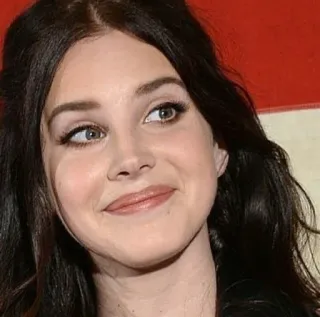 😊 2dbf1da8 Lana Del Rey Lana Del Rey, singer, portrait, celebrity, musician whatsapp sticker