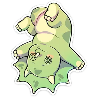 ⭐ ed1ae8e4 dinosaurus, triceratops, kartun, stiker, lucu, imut telegram sticker