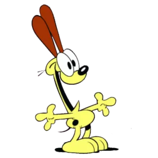 😃 44f5f05d cartoon, dog, yellow, animal, animated telegram sticker