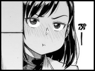 😟 ad0907b9 ぷ Anime, Manga, Visage, Mignon, Rougir whatsapp sticker