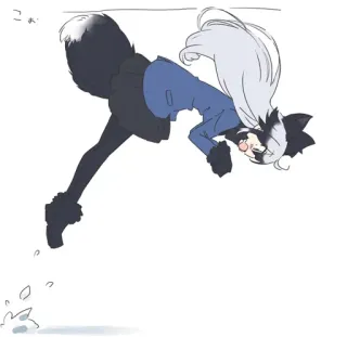 🦊 d8cfaccb こぉ Anime, Cô gái cáo, Phim hoạt hình, Hình minh họa, Nhân vật, Furry telegram sticker