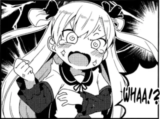 😡 da7b256c WHAA!? anime, manga, sốc, hét telegram sticker