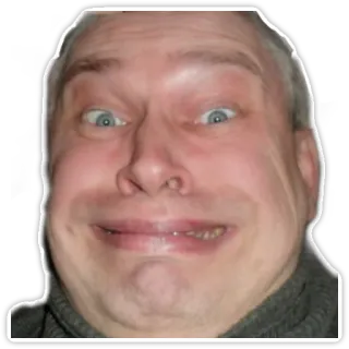 😜 4f3dc90d visage, personne, expression, mème, portrait telegram sticker
