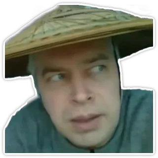 👨‍🌾 8f0b8cc7 Chapeau, Homme, Personne, Chapeau asiatique telegram sticker