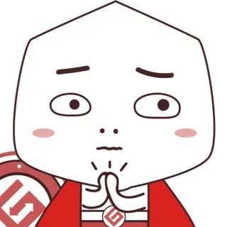 👏 e4603ba0 desenho animado, personagem, emoticon, adesivo, ilustração whatsapp sticker